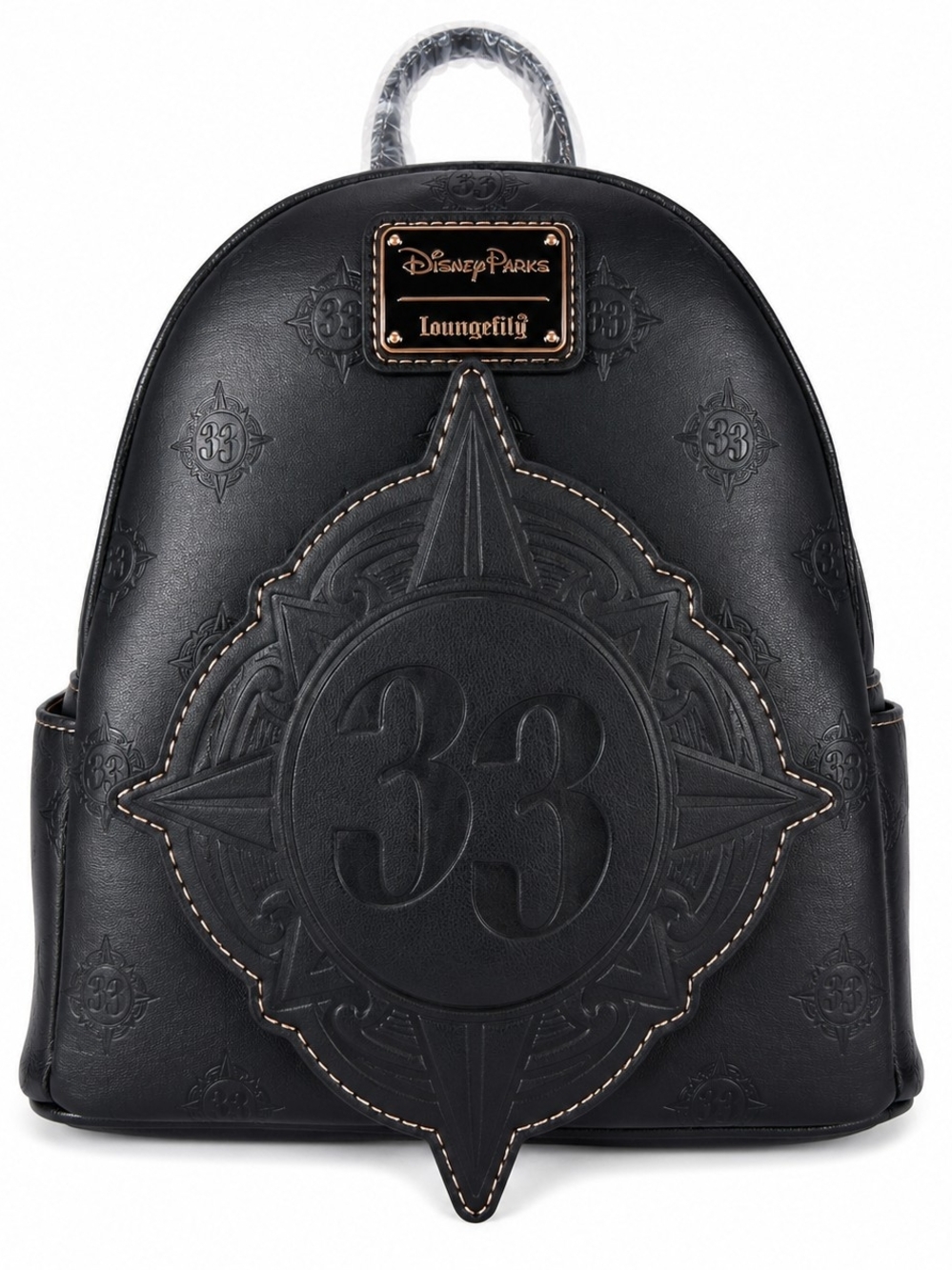RARE NEW Exclusive Club 33 Disney Parks Loungefly Backpack NWT Black Compass